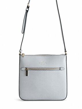 Kate Spade Sadie Crossbody Bag Blue Gray Saffiano Leather